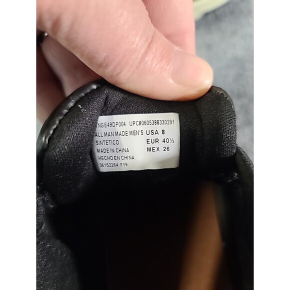 NWT NEW Men’s Black Sneakers by George Size 8 MEMORY FOAM - Picture 8 of 8